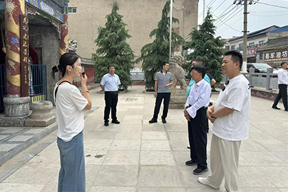 朱万峰院长受邀考察郑州市航空港区洧川镇与开封市启封故园等文旅项目